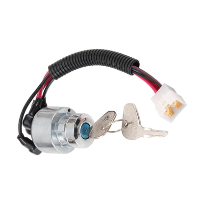 GOOFIT 4 Wire Ignition Key Switch Replacement for 47cc 49cc 50cc Pocket Mini Bike Motorcycle Moped