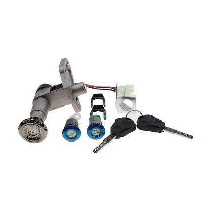 GOOFIT 4-Wire Key Ignition Switch Lock Set Replacement for 50cc 125cc 150cc 200cc 139QMB GY6 Scooter Moped ATV