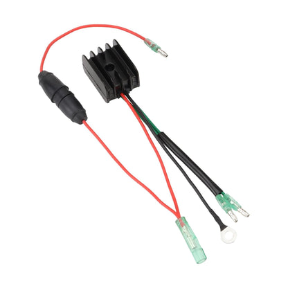 GOOFIT 4 Wire Voltage Regulator Rectifier Replacement for 25-70 1984‑2001 Engine Parts OEM 6G1-81970-61