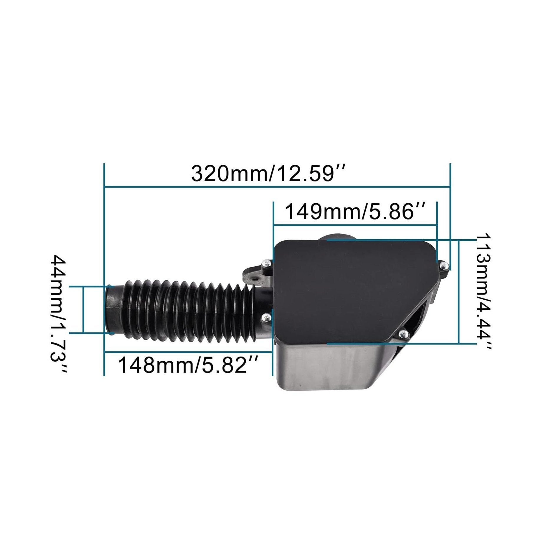 GOOFIT 44mm Air Filter for 150cc GY6 ATV Go Kart Four Wheeler Moped Scooter Dune Buggy