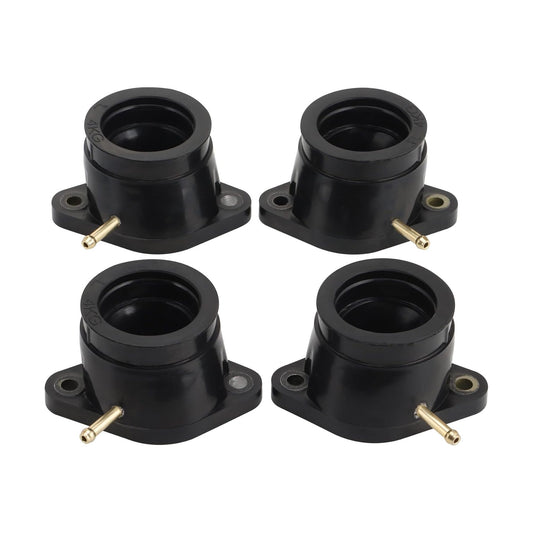 GOOFIT 4Pcs Motorcycle Carburetor Interface Intake Outlet Manifold Replacement for XJR1200 XJR1200SP 94-98 XJR1300 XJR1300SP 98-05 FJR1300 A CeXaoYg