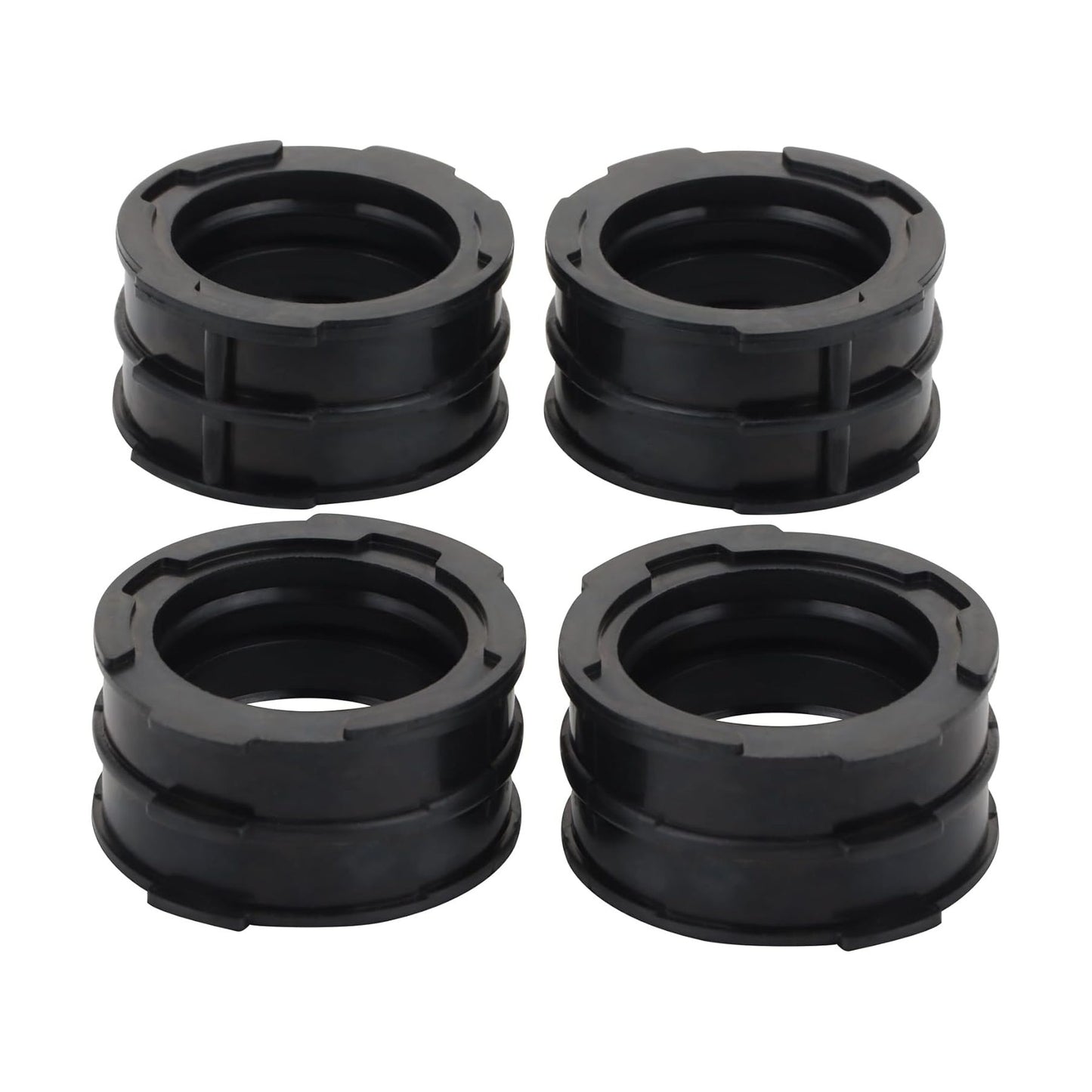 GOOFIT 4Pcs Motorcycle Intake Manifold Carburetor Boot Carb Carburetor Holder Replacement for V-MAX 1200 VMX12V 1985-2007