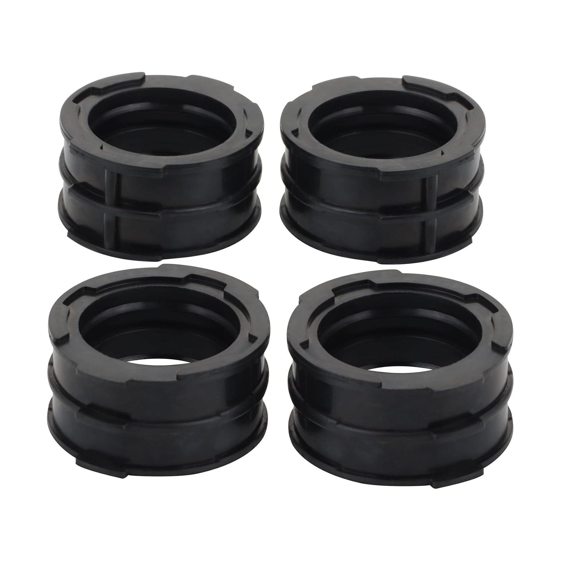 GOOFIT 4Pcs Motorcycle Intake Manifold Carburetor Boot Carb Carburetor Holder Replacement for V-MAX 1200 VMX12V 1985-2007