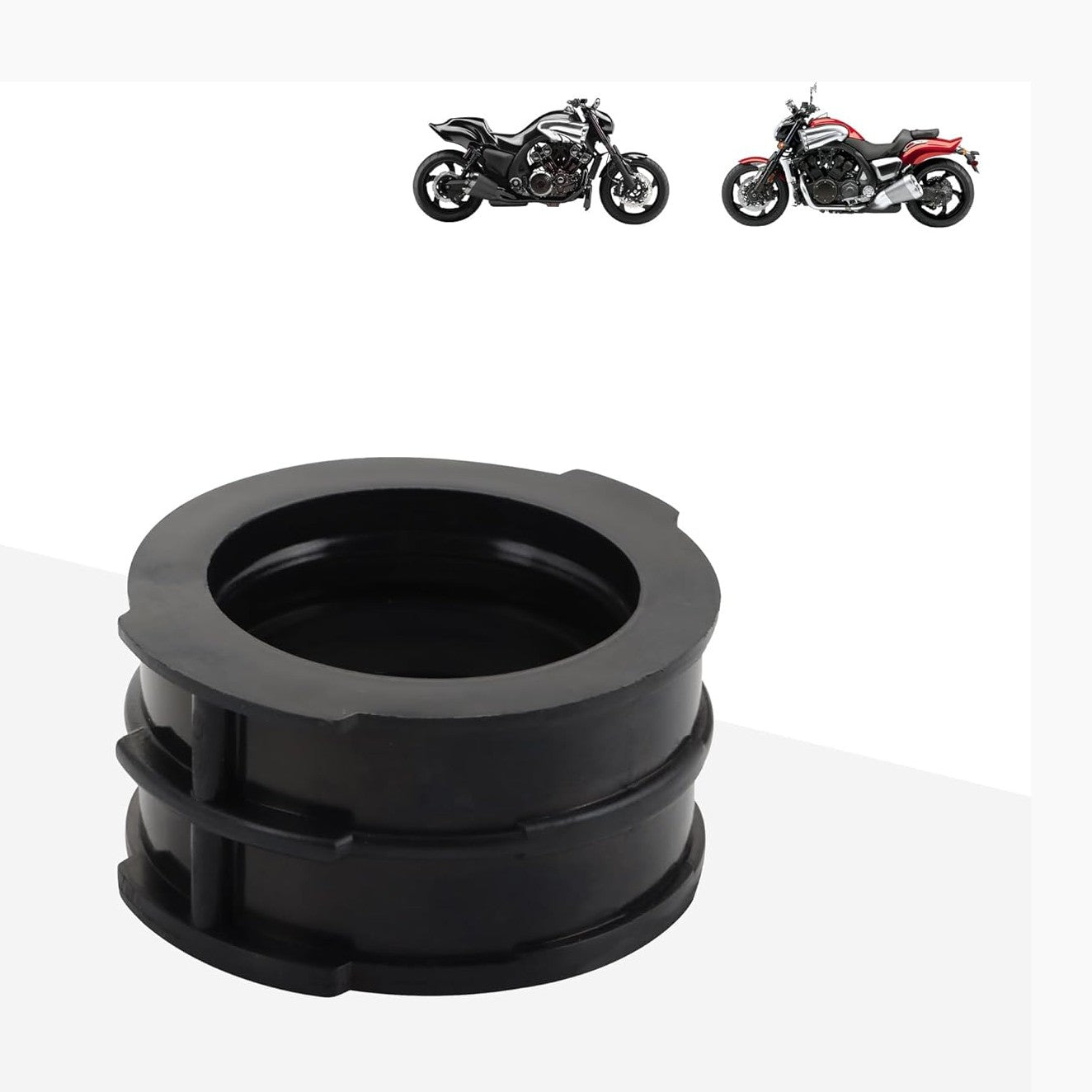 GOOFIT 4Pcs Motorcycle Intake Manifold Carburetor Boot Carb Carburetor Holder Replacement for V-MAX 1200 VMX12V 1985-2007