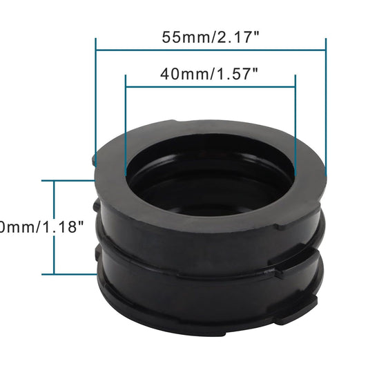 GOOFIT 4Pcs Motorcycle Intake Manifold Carburetor Boot Carb Carburetor Holder Replacement for V-MAX 1200 VMX12V 1985-2007