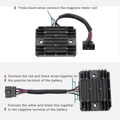 GOOFIT 5 Pin Voltage Regulator Rectifier Replacement for GSXR GSF 600 650 750 1000 1250
