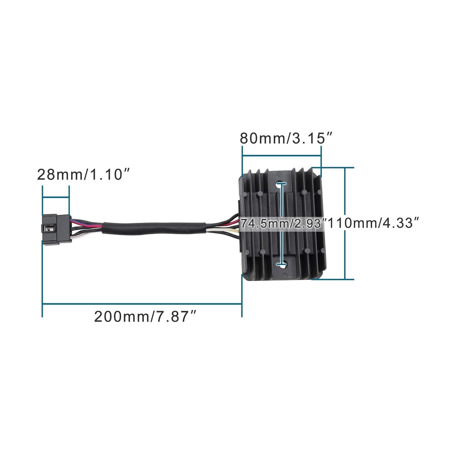 GOOFIT 5 Pin Voltage Regulator Rectifier Replacement for GSXR GSF 600 650 750 1000 1250