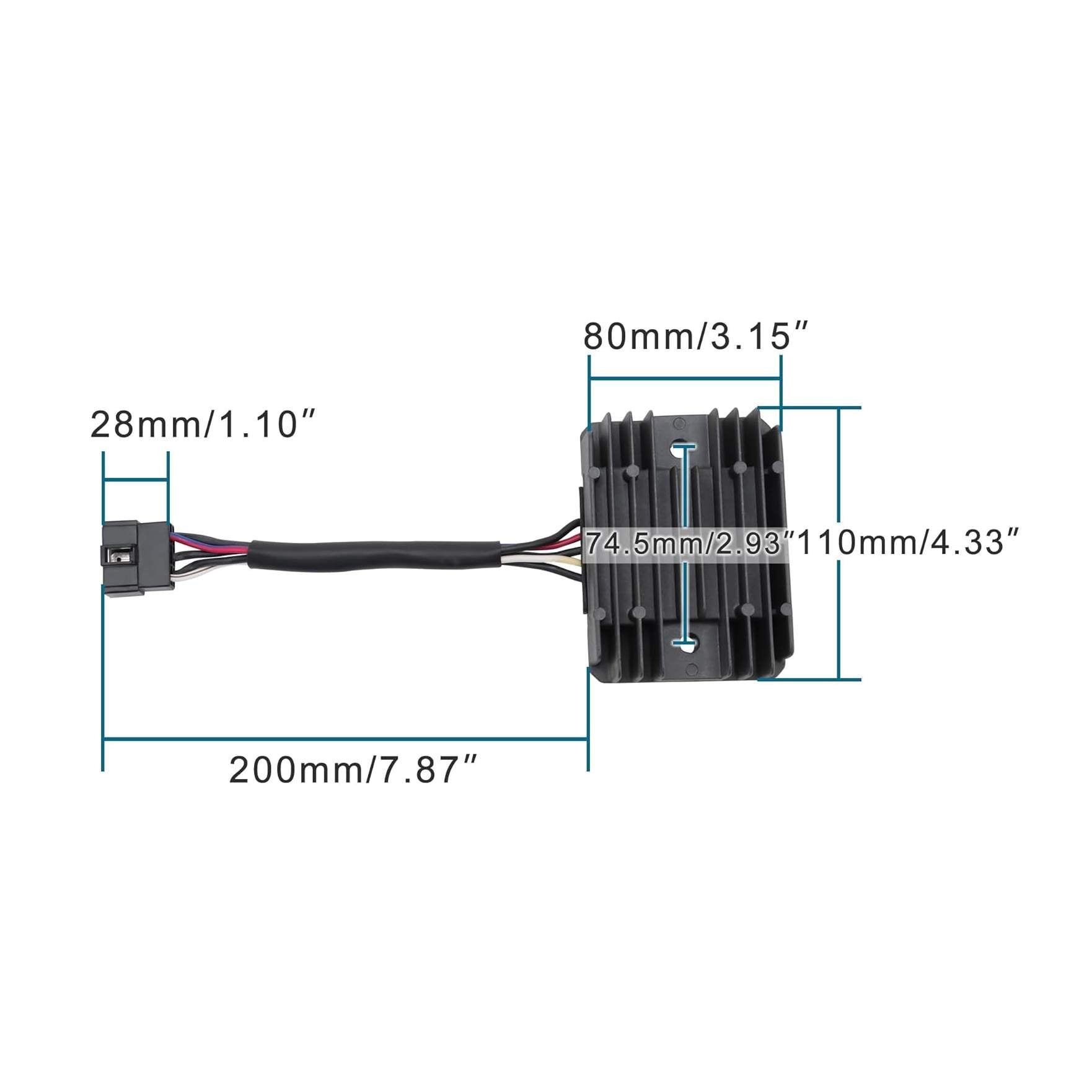 GOOFIT 5 Pin Voltage Regulator Rectifier Replacement for GSXR GSF 600 650 750 1000 1250