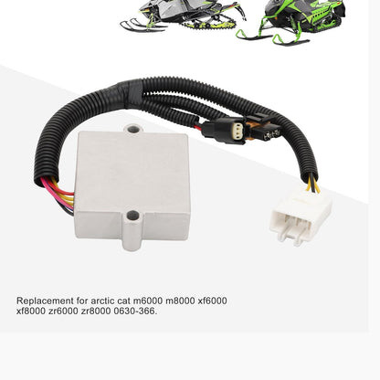 GOOFIT 5 Wire 12V Voltage Regulator Rectifier Replacement for Arctic Cat M6000 M8000 XF6000 XF8000 ZR6000 ZR8000 0630-366 Snowmobile