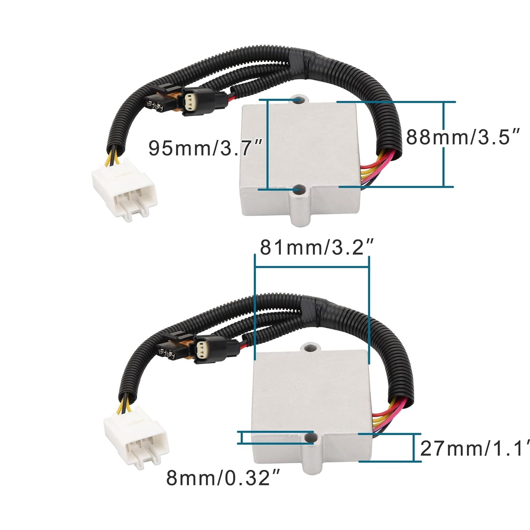 GOOFIT 5 Wire 12V Voltage Regulator Rectifier Replacement for Arctic Cat M6000 M8000 XF6000 XF8000 ZR6000 ZR8000 0630-366 Snowmobile