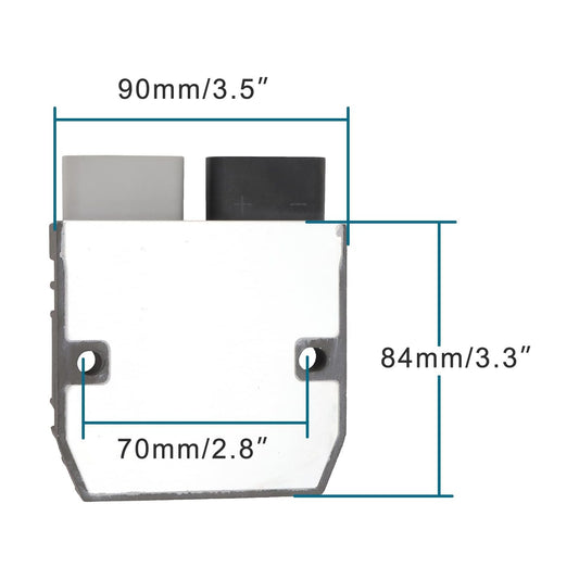 GOOFIT 5 Wire 12V Voltage Regulator Rectifier Replacement for S1000RR 2010-2018 S1000XR 2014-2015 C600 Sport 2011-2015 C600GT 2011-2015 C650GT 2011-2017 HP4 2011-2014 12317718422 Motorcycle