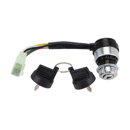GOOFIT 5 wire Ignition Key Switch with Cap for 50cc 70cc 90cc 110cc 125cc 150cc ATV Go-Kart