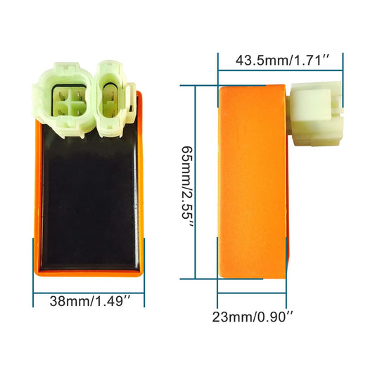 GOOFIT 6 Pin AC CDI Box Replacement for GY6 4-Stroke 139QMB 152QMI 50cc 125cc 150cc ATV Dirt Bike Go Kart Moped Scooter