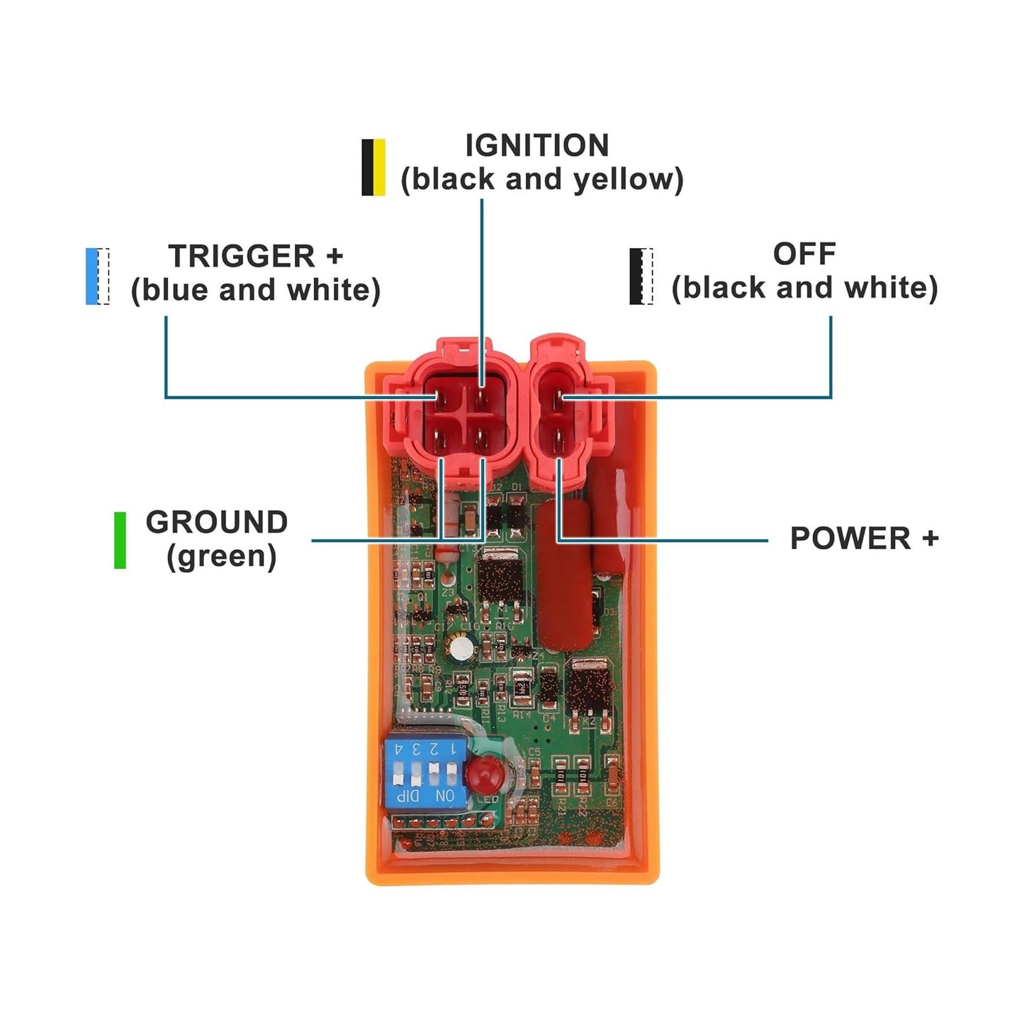 GOOFIT 6 Pin DC CDI Box Replacement for Gy6 50cc 125cc 150cc 200cc 250cc Engine ATV Pit Dirt Bike Go Kart Motorcycle