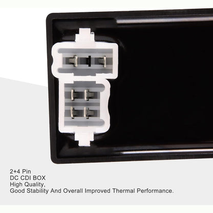 GOOFIT 6 Pin DC CDI ECU REV Box for CG150cc 200cc 250cc Vertical Engine ATV Go Kart
