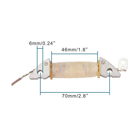 GOOFIT 6F5-85520-G0 Marine Charge Coil Replacement for Boat Engine 2T 40HP Outboard Generator Accessories 6F5-85520