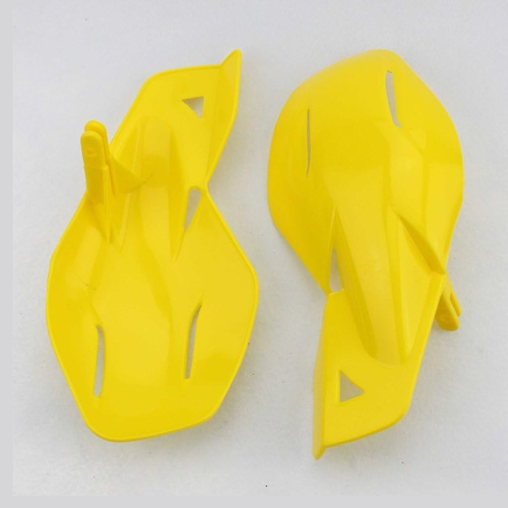 GOOFIT 7/8" Handlebar Hand Brush Guards Protector Handguards Assy Replacmeent for Motocross Motorcycle Off-road Pit Dirt Bike ATV Yellow