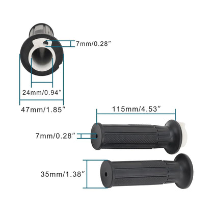 GOOFIT 7/8" Handlebar Twist Throttle Grip Replacement for Kawasak Taotao Sunl Dirt Bike Moped Scooter - goofitmoto