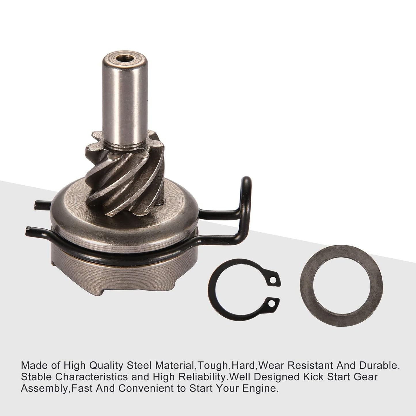 GOOFIT 7 Tooth Kick Start Gear Kit Replacement for GY6 49cc 50cc 80cc 139qma 139qmb Engine Scooters Moped Roketa Taotao Jonway