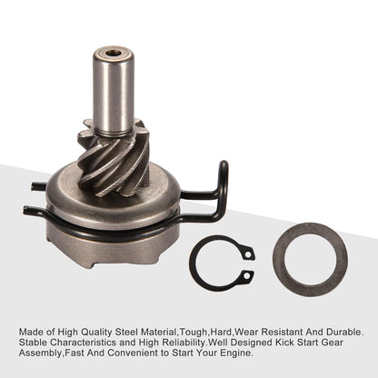 GOOFIT 7 Tooth Kick Start Gear Kit Replacement for GY6 49cc 50cc 80cc 139qma 139qmb Engine Scooters Moped Roketa Taotao Jonway