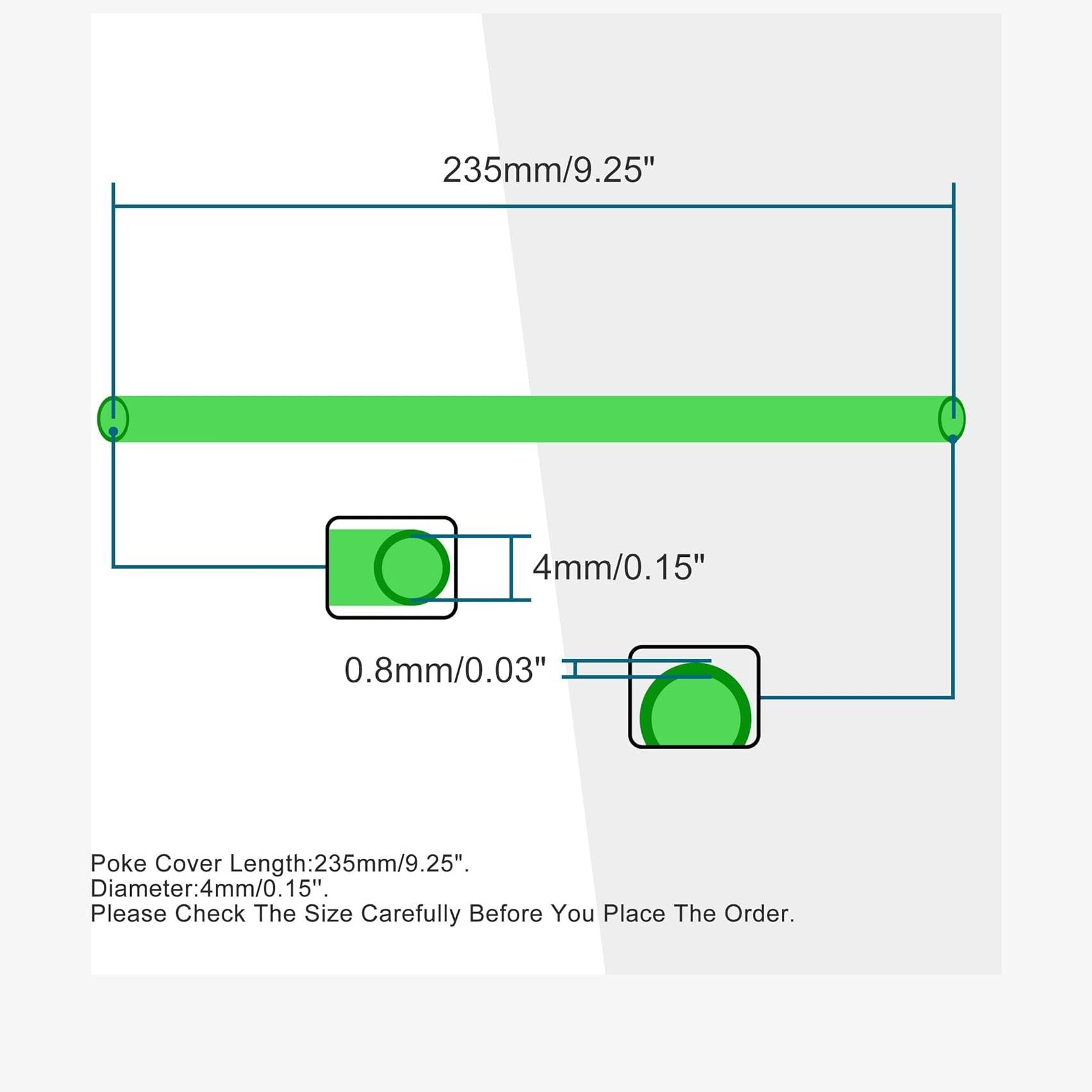 GOOFIT 72Pcs Motorcycle Spoke Skins Covers Coats Wheels Trim Cover Pipe Decorative Protective Wraps Kits for SUV Bicycle Off-Road Dirt Bike Green