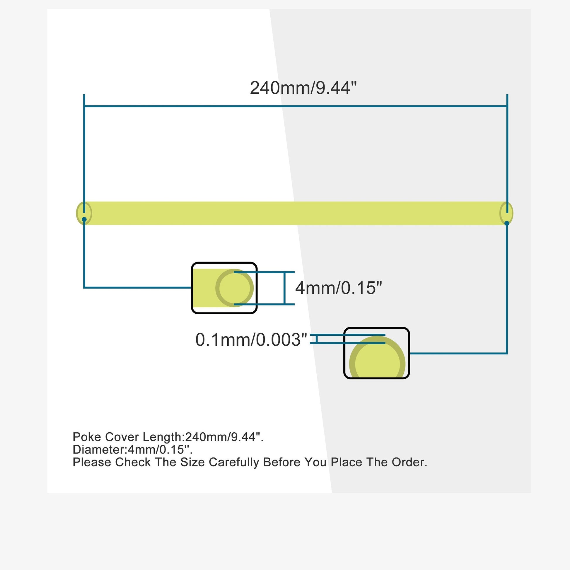 GOOFIT 72Pcs Motorcycle Spoke Skins Covers Coats Wheels Trim Cover Pipe Decorative Protective Wraps Kits for Bicycle & Motorcycle Plastic Rims Spoke Skins Yellow