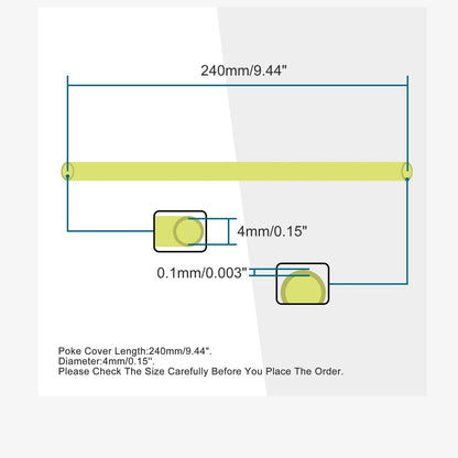 GOOFIT 72Pcs Motorcycle Spoke Skins Covers Coats Wheels Trim Cover Pipe Decorative Protective Wraps Kits for Bicycle & Motorcycle Plastic Rims Spoke Skins Yellow