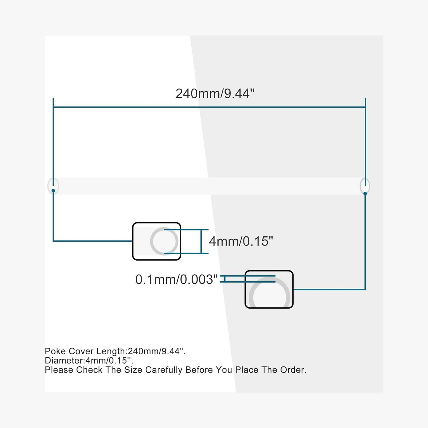 GOOFIT 72Pcs Motorcycle Spoke Skins Covers Coats Wheels Trim Cover Pipe Decorative Protective Wraps Kits for Bicycle & Motorcycle Plastic Rims Spoke Skins White