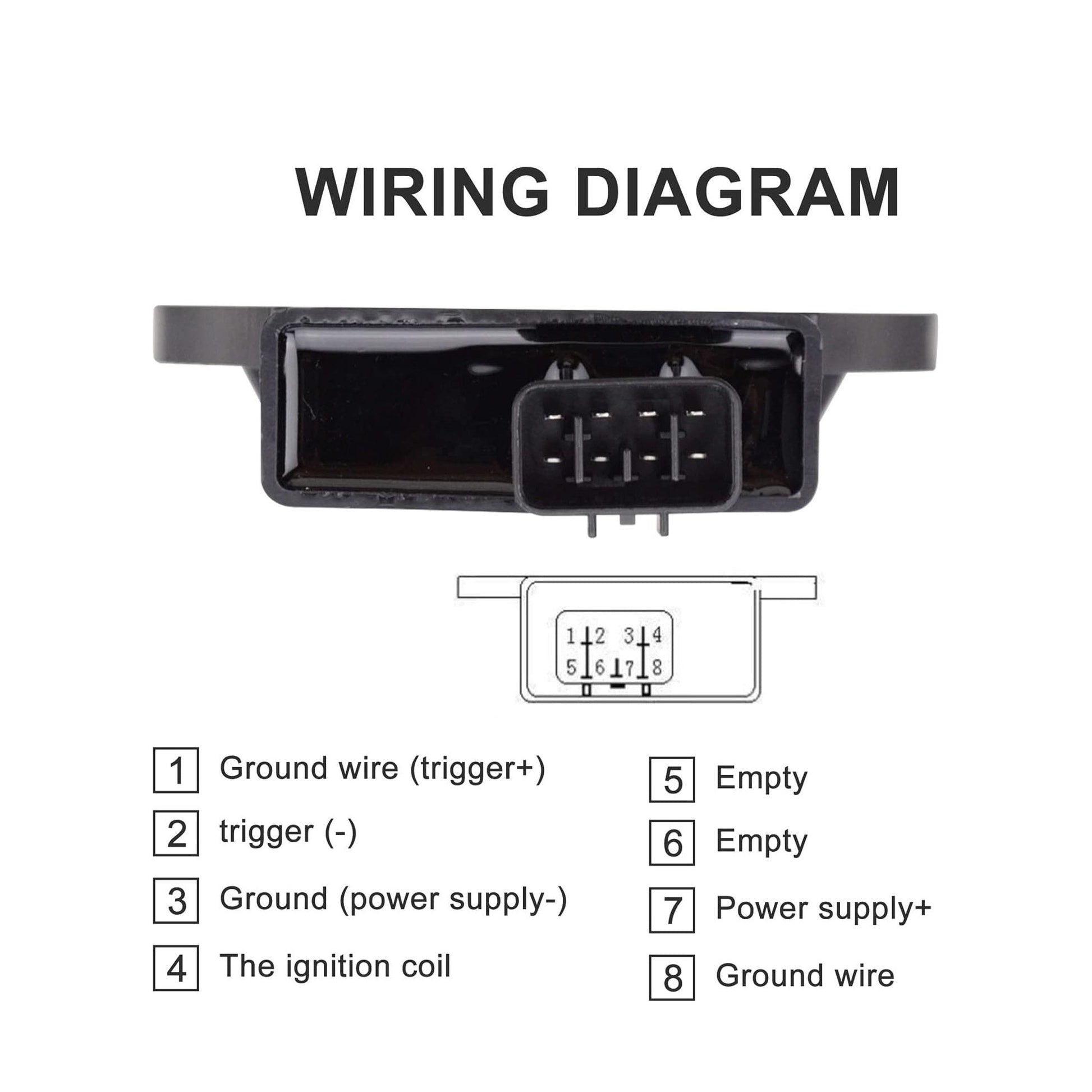 GOOFIT 8 Pins CDI Box Ignition Replacement for 250cc 260cc 300cc Roketa Xingyue Scooter ATV