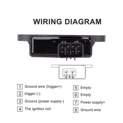 GOOFIT 8 Pins CDI Box Ignition Replacement for 250cc 260cc 300cc Roketa Xingyue Scooter ATV