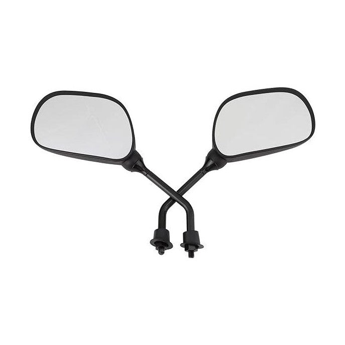 GOOFIT 8mm Black Plastic Rearview Mirror for 50cc 70cc 90cc 110cc 125cc 150cc 200cc 250cc ATV Scooter Motorcycle