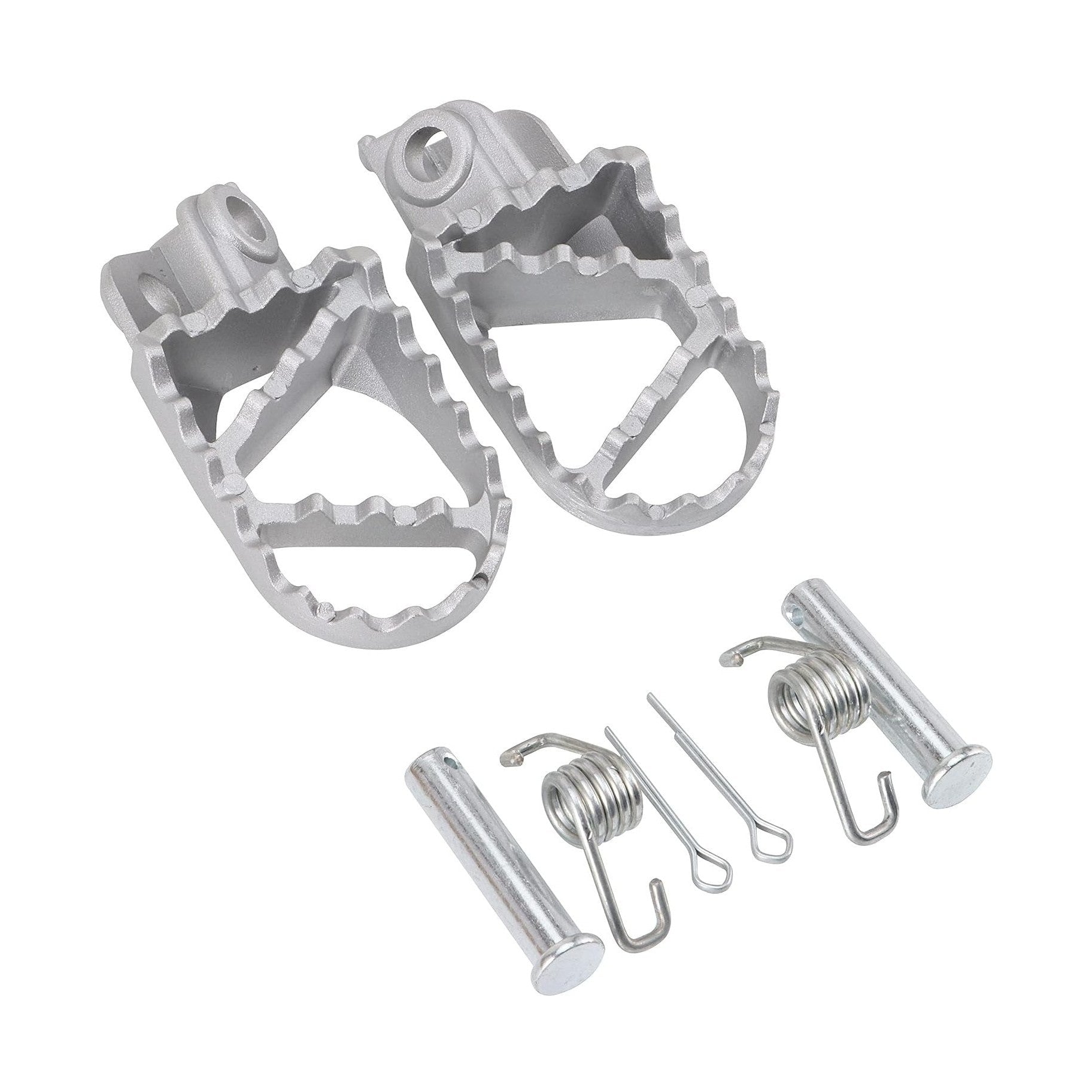 GOOFIT 8mm Foot Pegs Aluminium Foot Rest Replacement for 50cc 70cc 100cc 125cc 250cc Dirt Bike Motorcycle