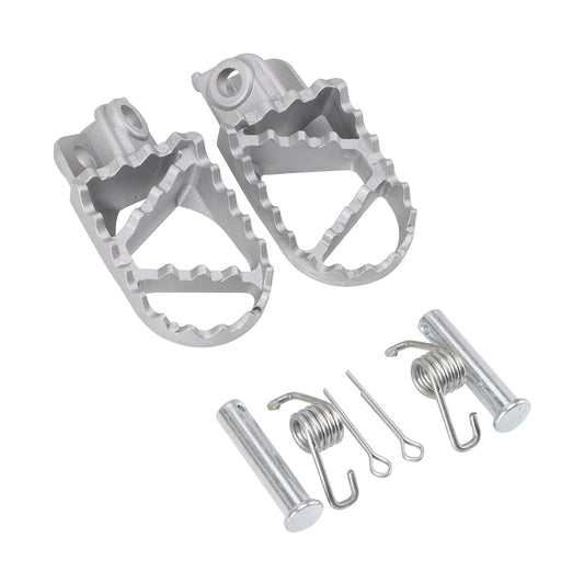 GOOFIT 8mm Foot Pegs Aluminium Foot Rest Replacement for 50cc 70cc 100cc 125cc 250cc Dirt Bike Motorcycle