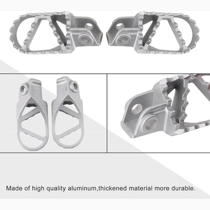 GOOFIT 8mm Foot Pegs Aluminium Foot Rest Replacement for 50cc 70cc 100cc 125cc 250cc Dirt Bike Motorcycle