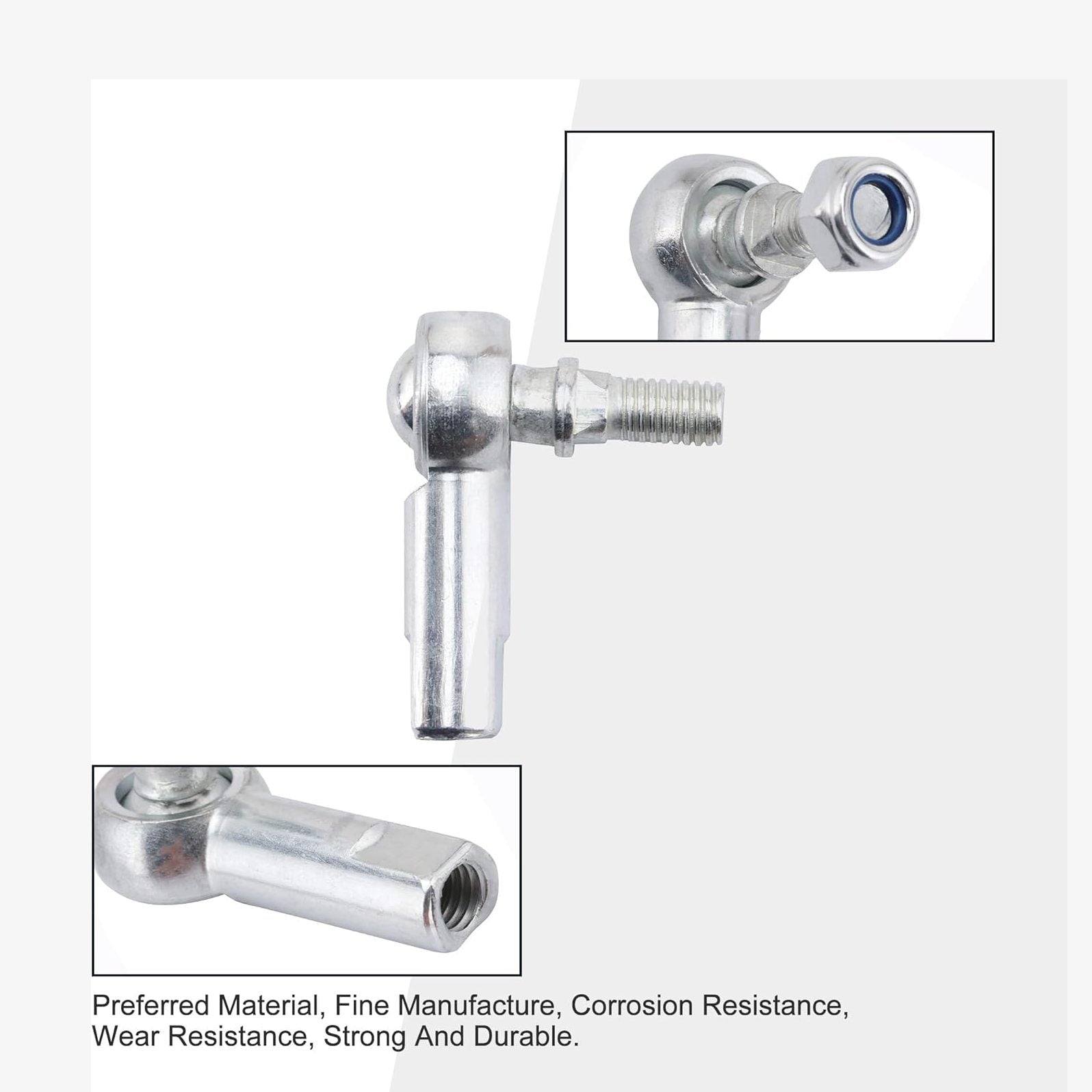 GOOFIT 8mm Tie Rod End Replacement for 50cc 70cc 90cc 110cc 125cc 200cc 250cc ATV