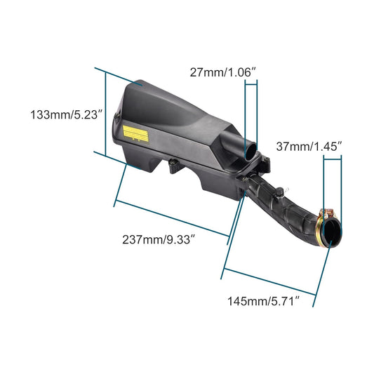GOOFIT Air Box Filter Assembly for GY6 49cc 50cc Scooter Moped Motors