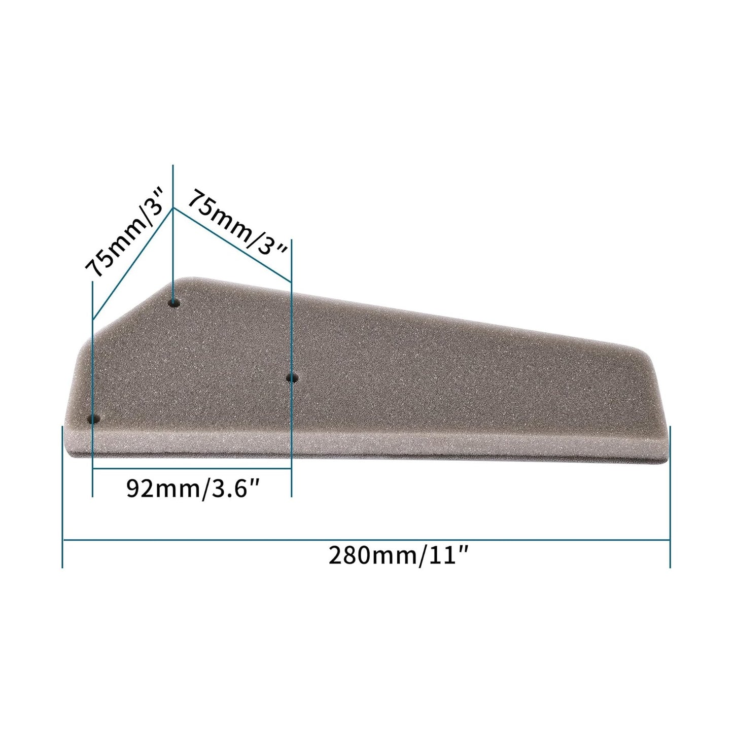 GOOFIT Air Box Foam Filter Replacement for GY6 49cc 50cc 139QMB Roketa Taotao Jonway Scooters Moped