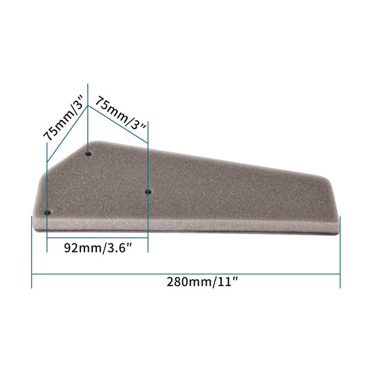 GOOFIT Air Box Foam Filter Replacement for GY6 49cc 50cc 139QMB Roketa Taotao Jonway Scooters Moped