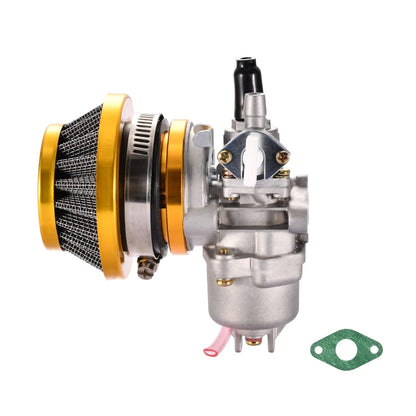 GOOFIT Air Filter Stack Carburetor Carb for 2 Stroke 47cc 49cc Mini ATV Quad Dirt Pocket Bike