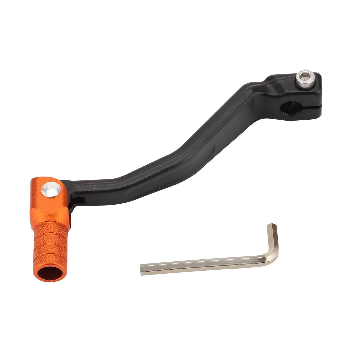 GOOFIT Aluminum Folding Rear Gear Shift Lever Replacement for CRF250L CRF300L CRF300 2021-2023 Motorcycle Dirt Pit Bike Silver