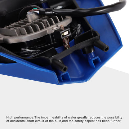 GOOFIT Blue 12V 25W Led Headlight Universal Dirt Bike Head Light Lampshade Replacement for YZ125 YZ250 YZ250F YZ450 YZ450F WR250F DRZ400 DRZ400SM Dirt Pit Bike Enduro Motocross Dual Sport