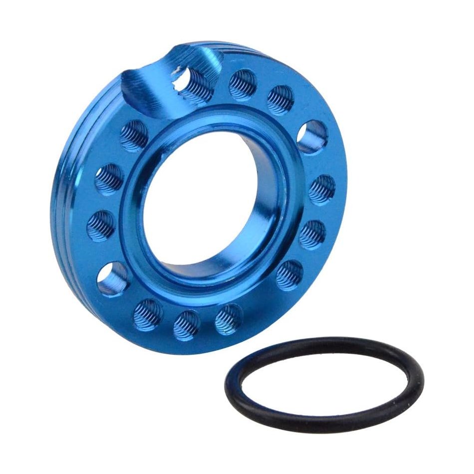 GOOFIT Blue 28mm Carburetor Spacer Adapater Intake Manifold Spinner Plate With O-ring seal Replacement for 50cc 70cc 90cc 125cc Sunl Taotao NST Roketa ATV Monkey Dax Quad Pit Bike