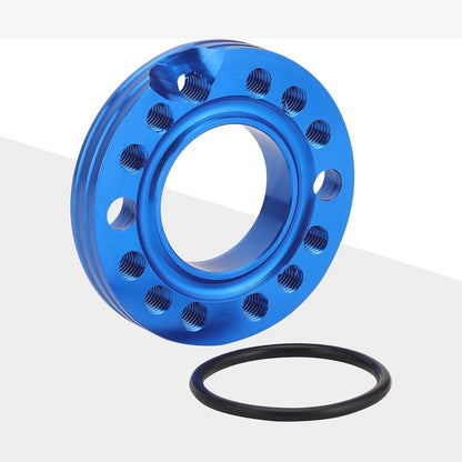 GOOFIT Blue 28mm Carburetor Spacer Adapater Intake Manifold Spinner Plate With O-ring seal Replacement for 50cc 70cc 90cc 125cc Sunl Taotao NST Roketa ATV Monkey Dax Quad Pit Bike
