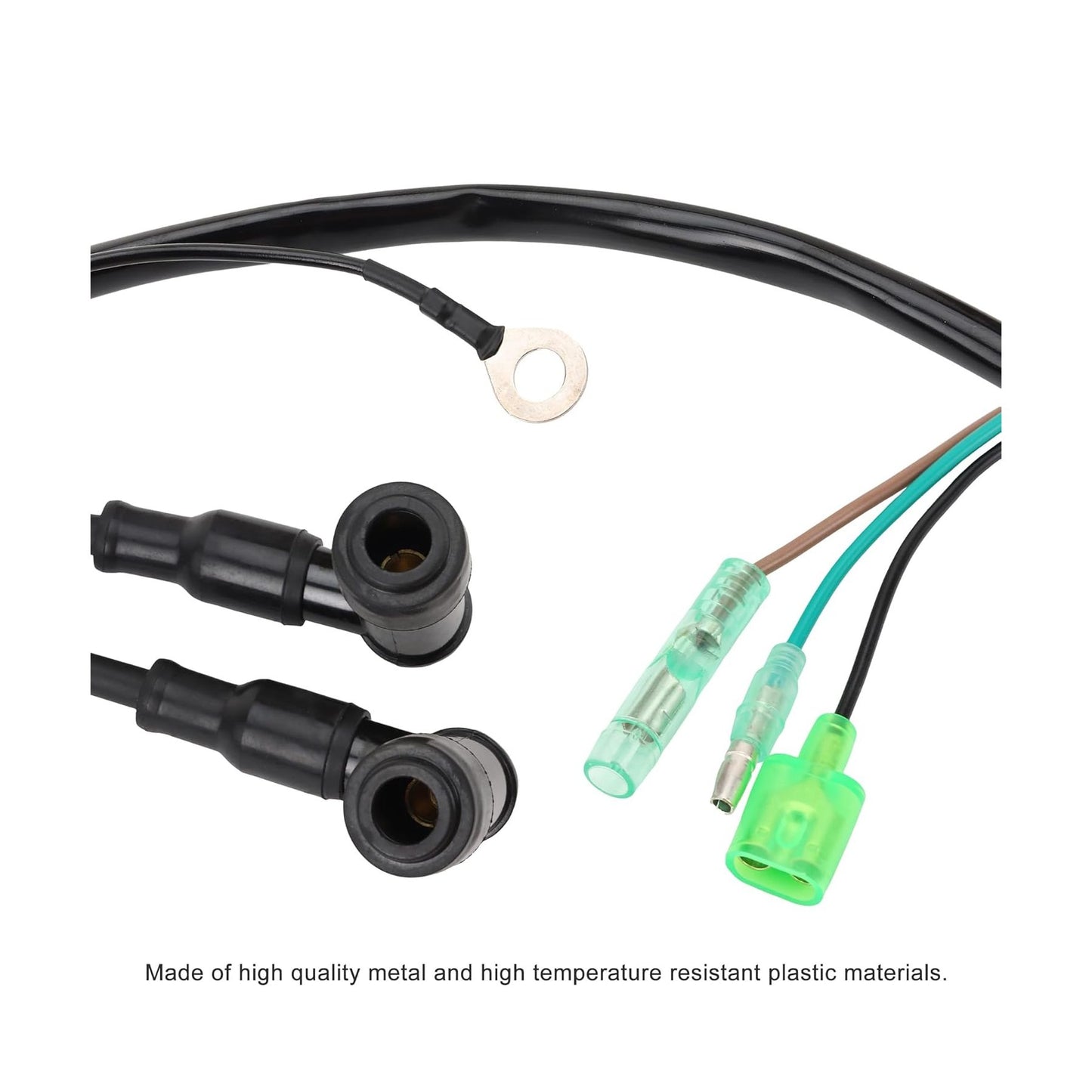 GOOFIT CDI Coil Unit Assy 3B2-06170-0 3B2-06060-0 Replacement for Outboard Engine 2 stroke M6B M8B NS6B NS8B NS9.8B 2002-2003 Motor