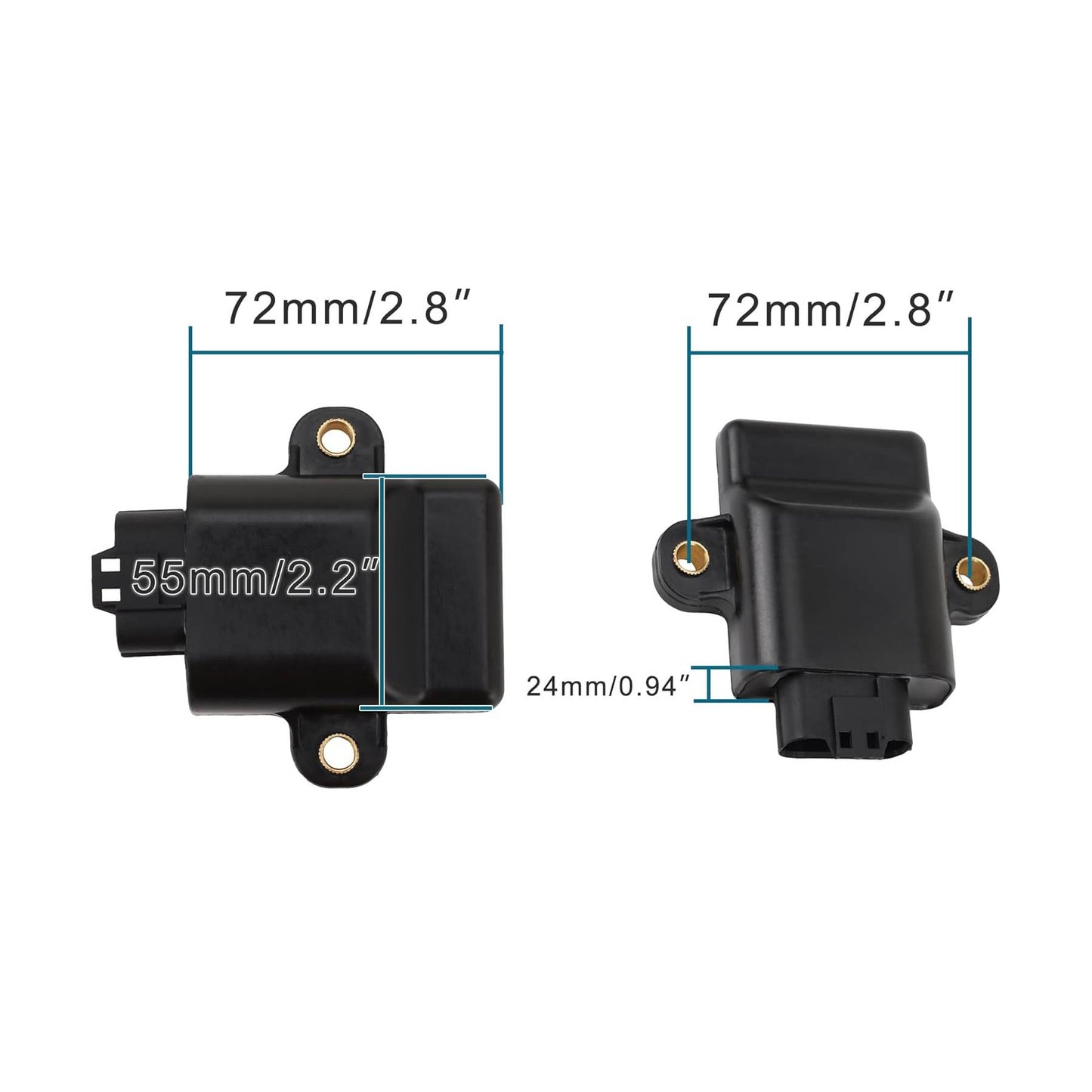 GOOFIT CDI Coil Unit Assy 6AH-85540-00 6AH-85540 Replacemnet for Outboard Engine 4 Stroke 15HP 20HP F15C F15L F15S F20E F20L F20S F20P Motor