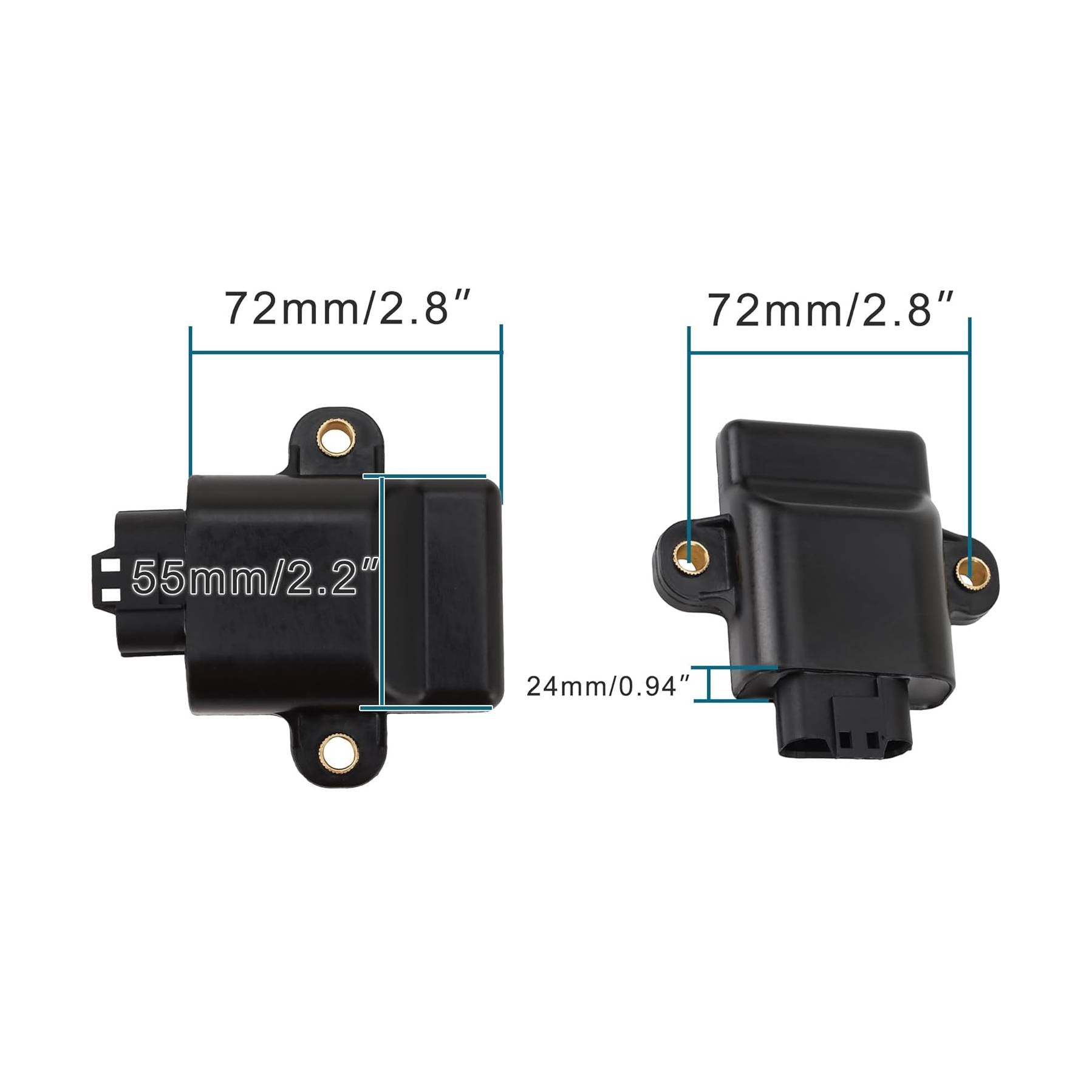 GOOFIT CDI Coil Unit Assy 6AH-85540-00 6AH-85540 Replacemnet for Outboard Engine 4 Stroke 15HP 20HP F15C F15L F15S F20E F20L F20S F20P Motor
