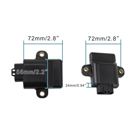 GOOFIT CDI Coil Unit Assy 6AH-85540-00 6AH-85540 Replacemnet for Outboard Engine 4 Stroke 15HP 20HP F15C F15L F15S F20E F20L F20S F20P Motor