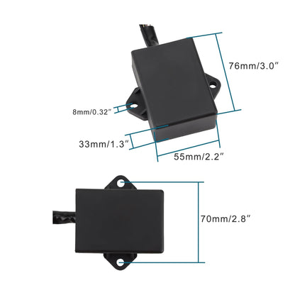 GOOFIT CDI Coil Unit Assy Ignitor 61N-85540-00 61N-85540-10 61N-85540-11 61N-85540-12 61N-85540-13 Replacement for Outboard engine 2 stroke 25HP 30HP E25B E30H