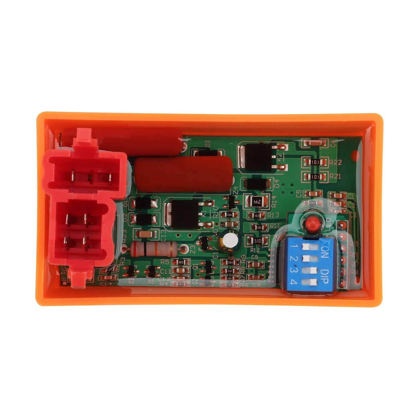 GOOFIT CDI Ignition Coil Box 6 Pin AC Motorcycle with DIP Switch Replacement for FT150 RX150 ML125 CGL125 FT125 RX125 Speed Racing YX140 YX160 C100 AT110 ATV Dirt Bike Go Kart