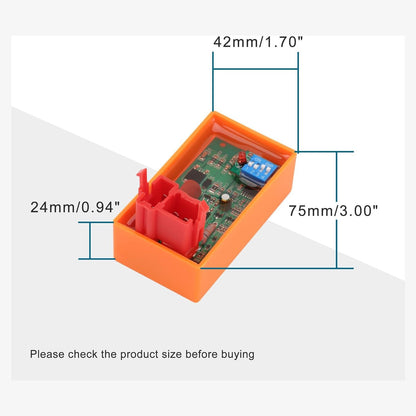 GOOFIT CDI Ignition Coil Box 6 Pin AC Motorcycle with DIP Switch Replacement for FT150 RX150 ML125 CGL125 FT125 RX125 Speed Racing YX140 YX160 C100 AT110 ATV Dirt Bike Go Kart